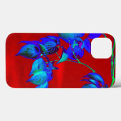 Red Sky Blue Leaves iPad-draagtas Case-Mate iPhone Case (Achterkant (horizontaal))