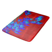 Red Sky Blue leves Bath Mat (Gekanteld)