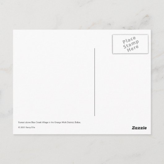 Red Sky Briefkaart (Achterkant)