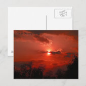 Red Sky Briefkaart (Voorkant / Achterkant)