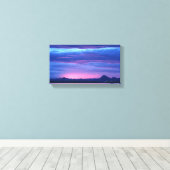 Red Sky- Canvas Afdruk (Insitu (Houten vloer))