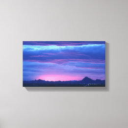 Red Sky- Canvas Afdruk