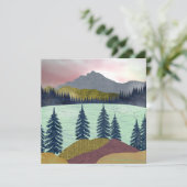 Red Sky Lake Landscape (Staand voorkant)