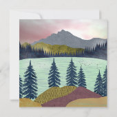 Red Sky Lake Landscape (Achterkant)