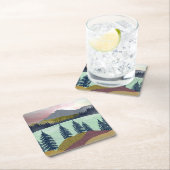 Red Sky Lake Landscape Kartonnen Onderzetters (Insitu)