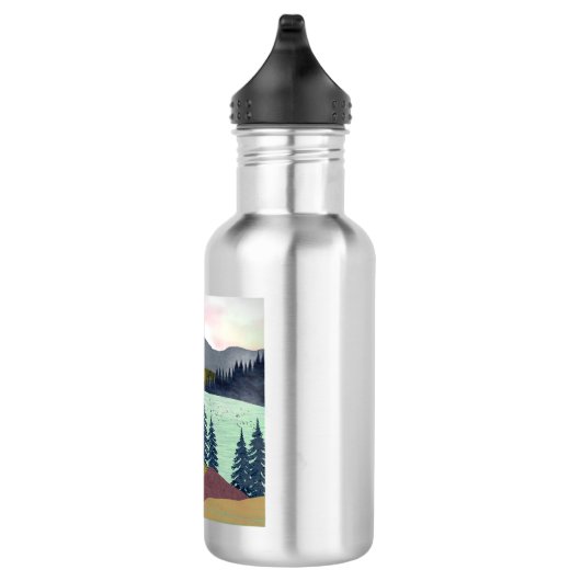 Red Sky Lake Landscape Waterfles (Rechts)