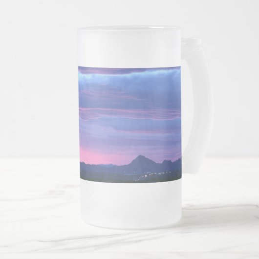 Red Sky - Matglas Bierpul (Voorkant rechts)