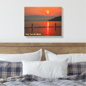 Red Sky om 's morgens Canvas Afdruk (Insitu (Slaapkamer))