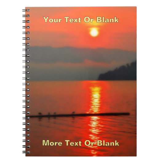 Red Sky om 's morgens Notitieboek (Voorkant)