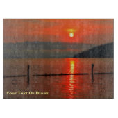 Red Sky om 's morgens Snijplank (Voorkant)