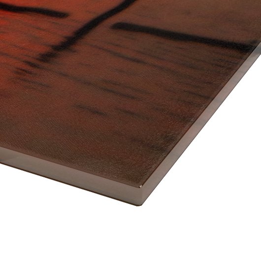 Red Sky om 's morgens Snijplank (Hoek)