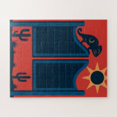Red Sky Saloon Door Chameleon Legpuzzel (Horizontaal)