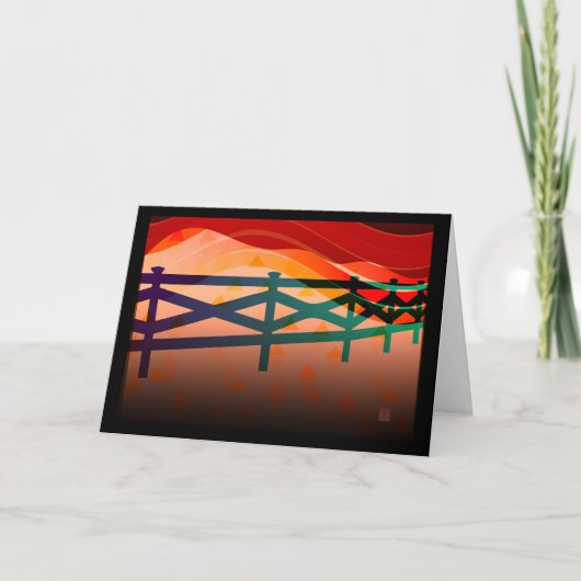 Red Sky Shepherd Card Kaart (Voorkant)