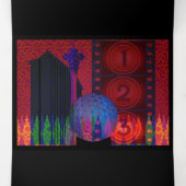 Red Sky Trifold Card Drieluik Kaart (Binnenkant midden)