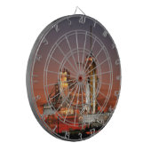 Red Sky voor Space Shuttle Atlantis Lancering Dartbord (Voorkant Links)