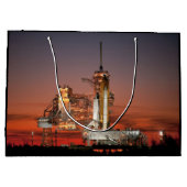 Red Sky voor Space Shuttle Atlantis Lancering Groot Cadeauzakje (Achterkant)