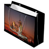 Red Sky voor Space Shuttle Atlantis Lancering Groot Cadeauzakje (Voorkant Gekanteld)