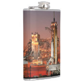 Red Sky voor Space Shuttle Atlantis Lancering Heupfles (Rechts)