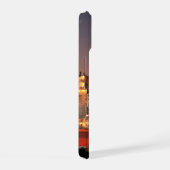 Red Sky voor Space Shuttle Atlantis Lancering iPhone 15 Case (Rechterkant)