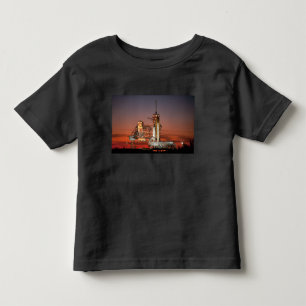 Red Sky voor Space Shuttle Atlantis Lancering Kinder Shirts