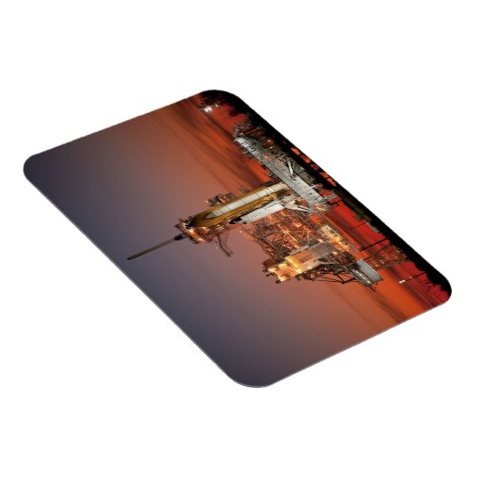 Red Sky voor Space Shuttle Atlantis Lancering Magneet (Rechterzijde)