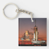 Red Sky voor Space Shuttle Atlantis Lancering Sleutelhanger (Voorkant)