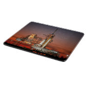 Red Sky voor Space Shuttle Atlantis Lancering Snijplank (Hoek)