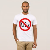 Red Slash Through Alito Anti-Alito T-Shirt (Voorkant volledig)