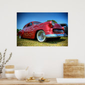 Red Sled Poster (Keuken)