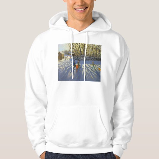 Red sledge Monyash Derbyshire Hoodie (Voorkant)