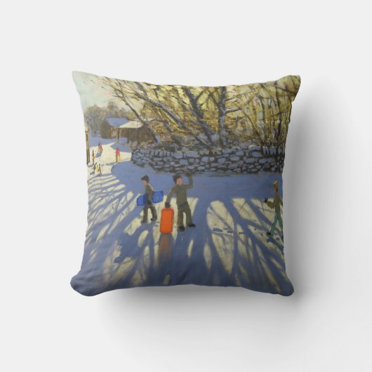 Red sledge Monyash Derbyshire Kussen (Voorkant)