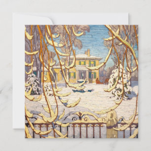 Red Sleigh House, Winter   Lawren Harris  