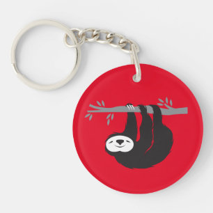 Red Sloth Sleutelhanger