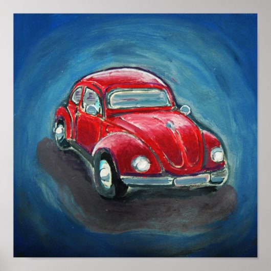 Red Slug Bug Poster (Voorkant)