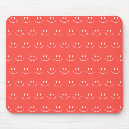 Red Smile Pattern Muismat (Voorkant)