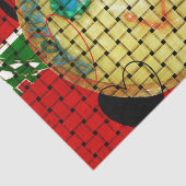 Red Smile Tissue Paper Tissuepapier (Detail)