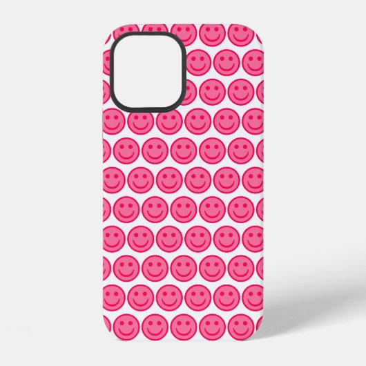 Red Smiley Face iPhone Hoesje (Achterkant)