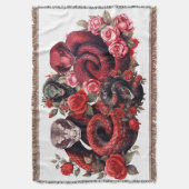 Red Snake Deken (Voorkant Verticaal)