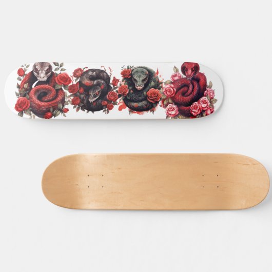 Red Snake Persoonlijk Skateboard (Horizontaal)