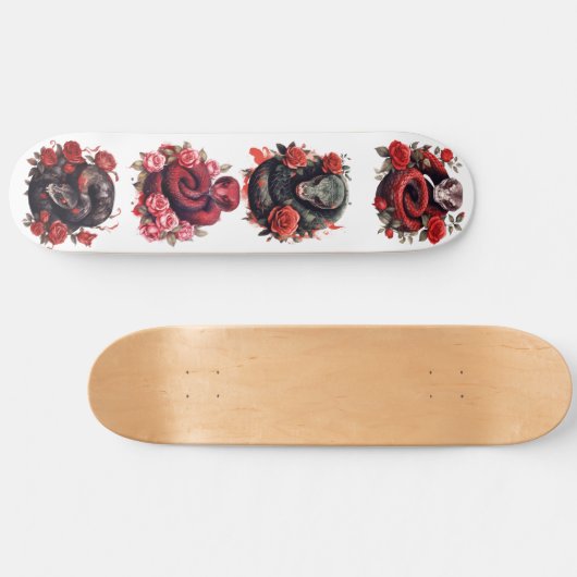 Red Snake Persoonlijk Skateboard (Horizontaal)