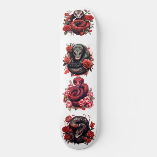 Red Snake Persoonlijk Skateboard (Voorkant)