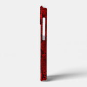 Red Snake Skin Print Case-Mate iPhone Case (Achterkant / Links)