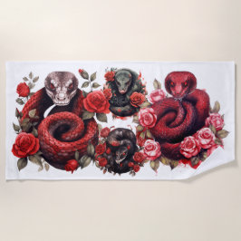 Red Snake Strandlaken