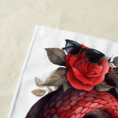 Red Snake Strandlaken (In situ)