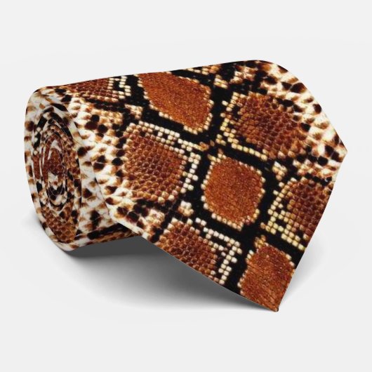 Red Snake Stropdas (Opgerold)