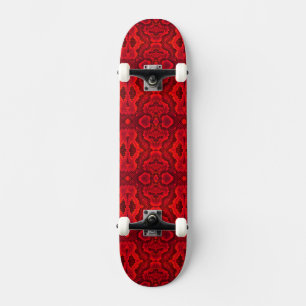 Red Snake Texture SkateBoard