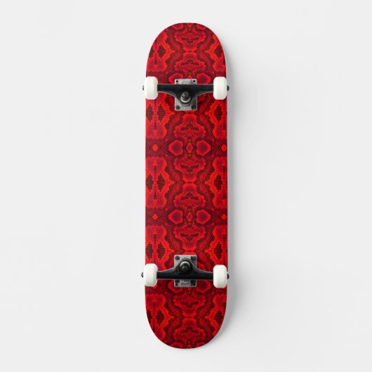 Red Snake Texture SkateBoard (Voorkant)