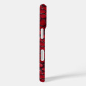 Red Snakeskin Persoonlijke naam Dierenprint Case-Mate iPhone Case (Achterkant / Rechts)