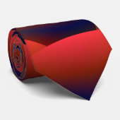 Red Snakeskin Spiral Stropdas (Opgerold)