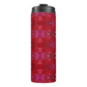 Red Snapdragon Ikat ook Thermosbeker (Voorkant)